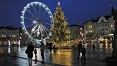 Váno�ní strom na Masarykov� nám�stí v Ostrav�
