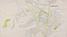 Mapa �ísel popisných ve Vysokém Mýt�