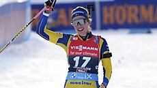 Švédská biatlonistka Elvira Öbergová.