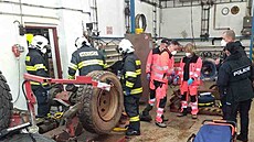 Nehoda se stala v areálu jedné firmy v Žamberku.