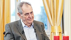 Prezident Milo Zeman v rozhovoru na CNN Prima NEWS.