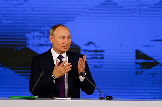 Ruský prezident Vladimir Putin (23. prosince 2021)