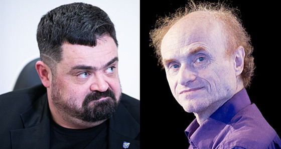 Zleva: Pavel Novotný, Jaroslav Flegr