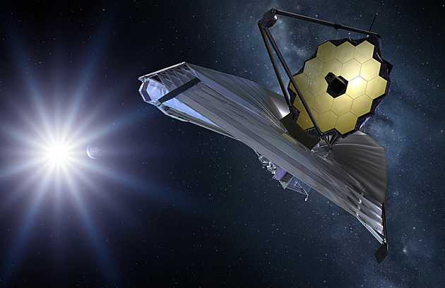 Webbův vesmírný teleskop chystá první foto, navzdory poškození meteoroidem