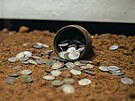 Takřka 400 stříbrných mincí našli díky náhodě v okolí hradu Lukov houbaři....
