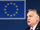 Maarský premiér Viktor Orbán na summitu Evropské unie v belgickém Bruselu (15....