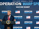 Americký prezident Donald Trump spustil celonárodní okovací kampa, operaci...