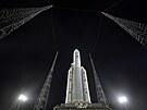 Raketa Ariane 5 na kosmodromu Kourou ve Francouzské Guyan se pipravuje na...