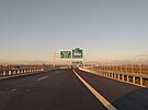 Cestou po nov oteven dlnici D11 z Hradce Krlov na Jarom (17. 12. 2021)