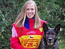 Praská policejní psovodka Barbora Karbusická se stala s fenkou Dulou...