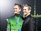Neil Patrick Harris a David Burtka na premié�e filmu The Matrix Resurrections...