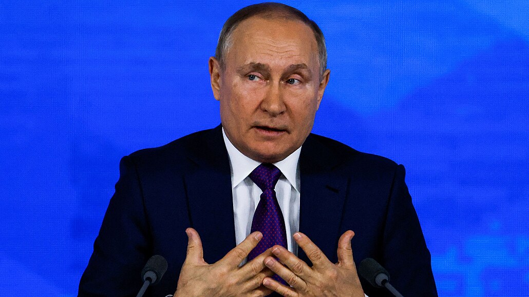 Ruský prezident Vladimir Putin (23. prosince 2021)