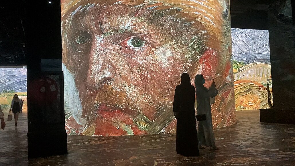 Multimediální výstava Infinity des Lumières v Dubaji