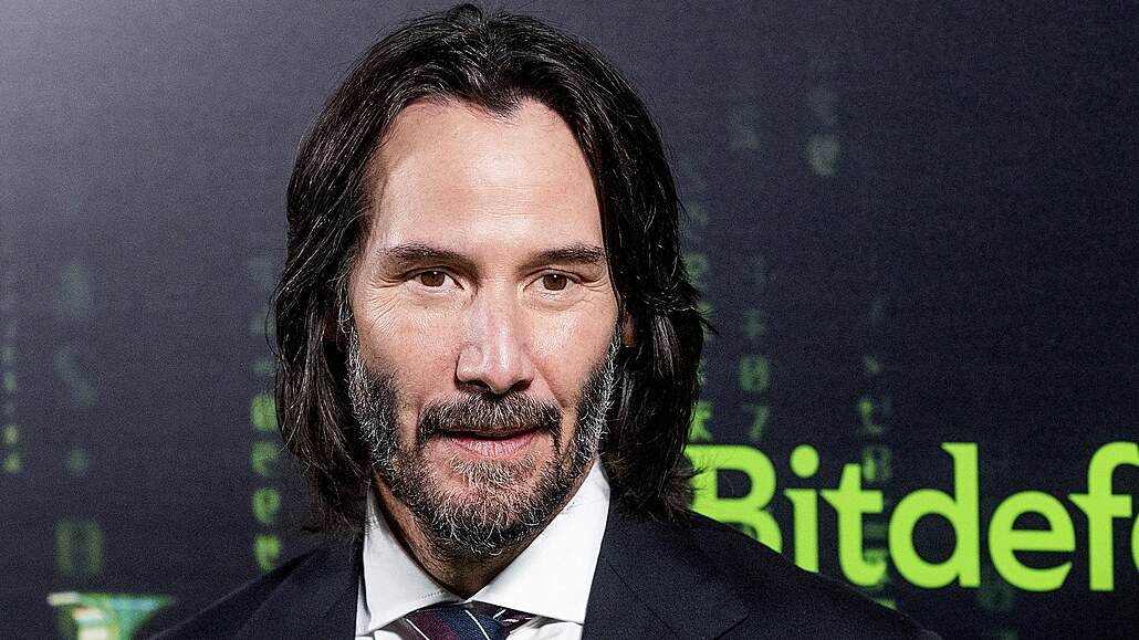 Keanu Reeves na premié�e filmu The Matrix Resurrections (San Francisco, 18....