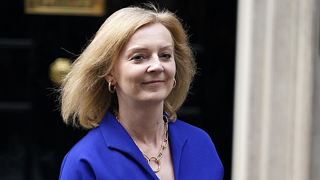 Britsk ministryn zahrani Liz Trussov (15. z 2021)
