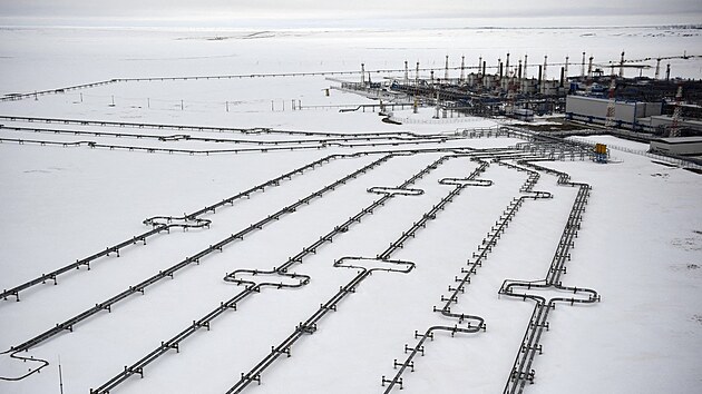 Plynovod Jamal spolenosti Gazprom je dlouhý pes tyi tisíce kilometr,...