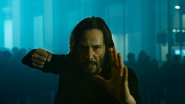 Keanu Reeves v roli Nea v Matrixu