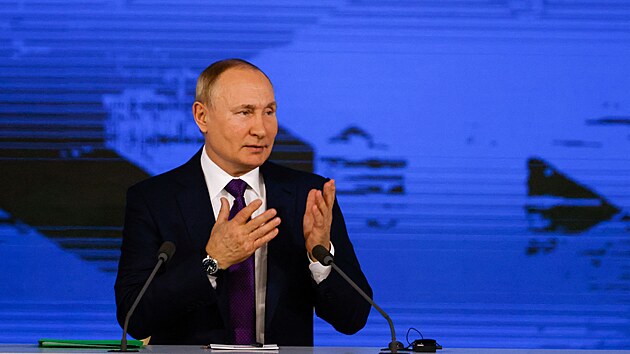 Rusk prezident Vladimir Putin (23. prosince 2021)