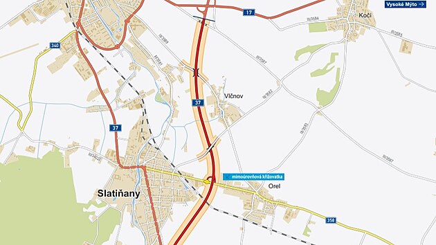 Druh st obchvatu Chrudimi se otevela 20. prosince 2021.