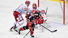 Utkání 36. kola hokejové extraligy: Mountfield Hradec Králové - HC Oceláři...