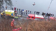 Muž spadl 29. prosince 2021 z vyšehradských hradeb v Praze, byl při vědomí....