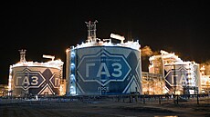 Terminál pro vývoz zkapaln�ného zemního plynu ruské spole�nosti Novatek v...