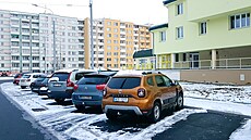 Na okraji sídli�t� Máj v �eských Bud�jovicích p�ibylo 84 parkovacích míst.