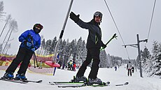 Skiareál Čeřínek na Jihlavsku vítá na sjezdovce lyžařské nadšence již od 10....