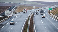 Nov otevená dálnice D11 mezi Hradcem Králové a Jaromí (21. 12. 2021)
