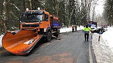 Jedna z tragických nehod v Plzeňském kraji v roce 2021. Při čelním střetu dvou vozidel zemřel pětačtyřicetiletý řidič. 
