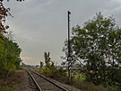 Pvodní vjezdové návstidlo do stanice Hevlín od Hruovan GPS: 48.7574617N,...