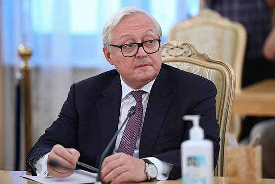 Námstek ruského ministra zahranií Sergej Rjabkov (19. ervence 2021)