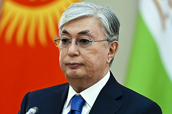 Prezident Kazachstánu Kasym-omart Tokajev (28. prosince 2021)