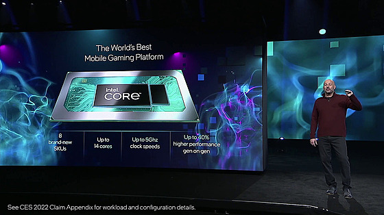 Intel ve veletrhu CES 2022 pedstavil mobilní procesory 12. generace Alder Lake