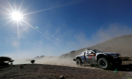 Philippe Boutron pi Rallye Dakar v roce 2020.