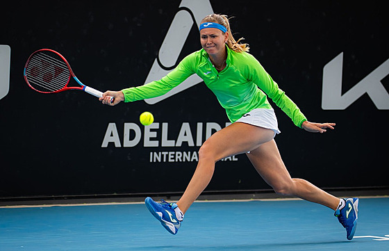 Marie Bouzková na turnaji v Adelaide