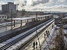 Rekonstrukce vlakov trat mezi Prahou a ernoicemi by mla skonit letos v...