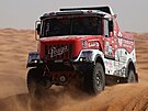 Ale Loprais se svou Pragou bhem 7. etapy na Rallye Dakar