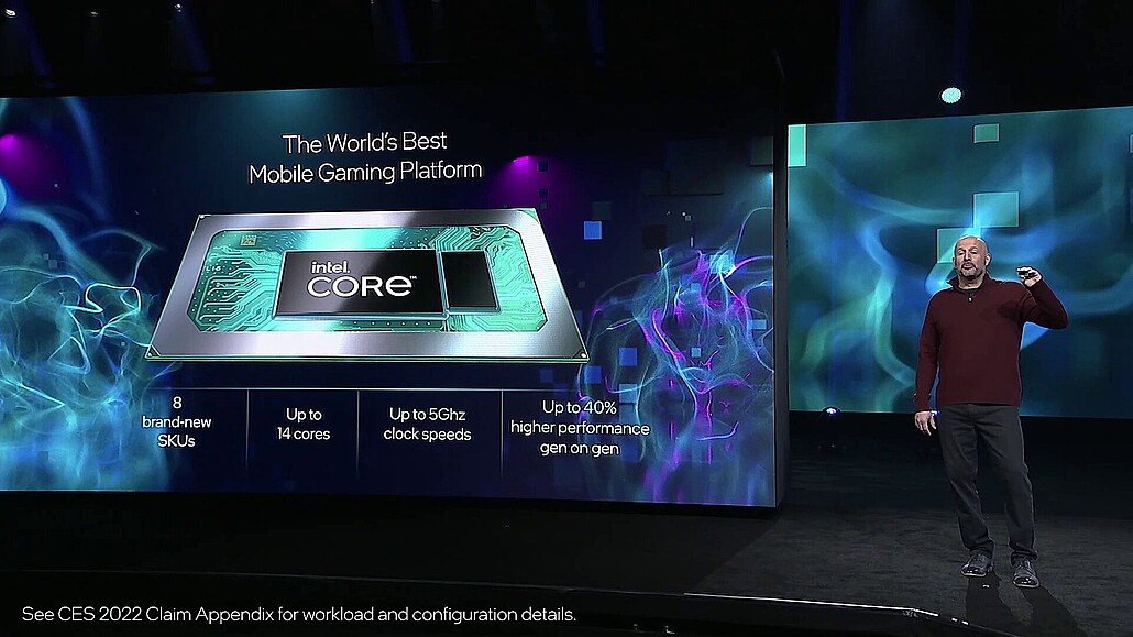Intel ve veletrhu CES 2022 představil mobilní procesory 12. generace Alder Lake