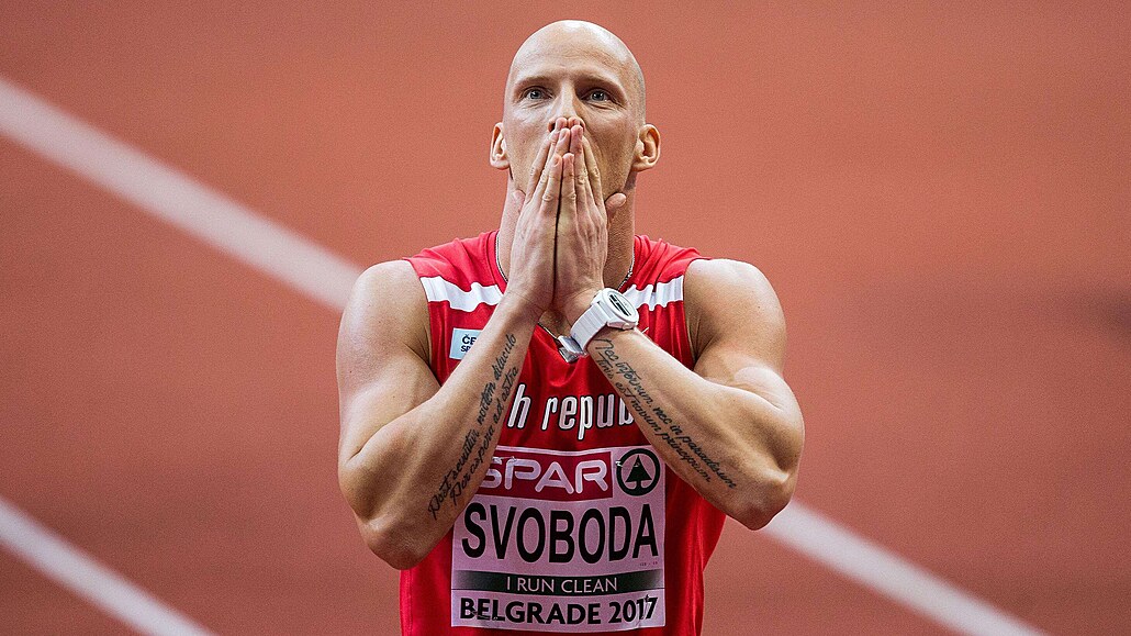 Petr Svoboda na evropském šampionátu v Bělehradě v roce 2017.