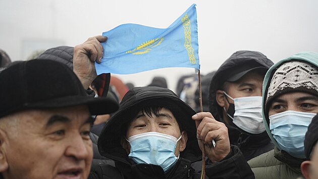 V Kazachstnu vypukly mohutn nepokoje proti zdraen zkapalnnho ropnho plynu (LPG). (5.ledna 2022)
