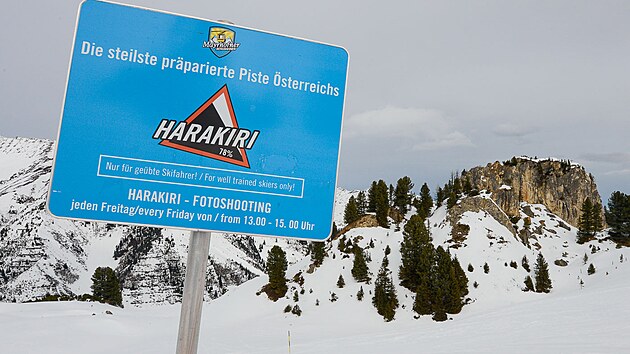 V Zillertalu najdete nejprudší upravovanou sjezdovku Rakouska – Harakiri.
