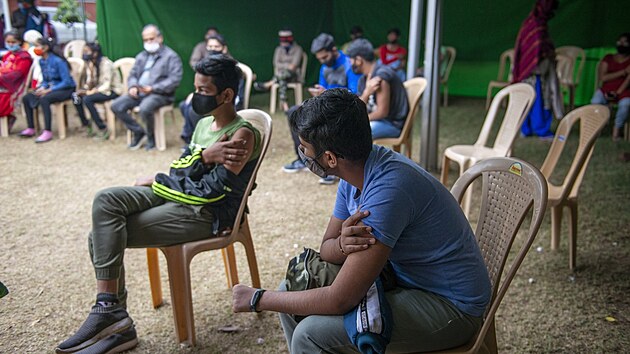 Okovac kampa v Indii (6.ledna.2022)
