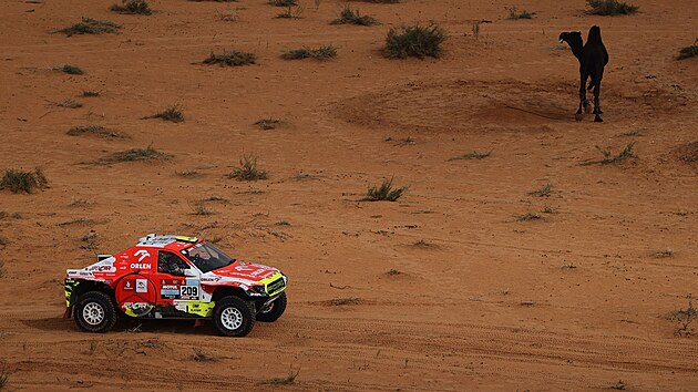 Martin Prokop ve druhé etapě Rallye Dakar.