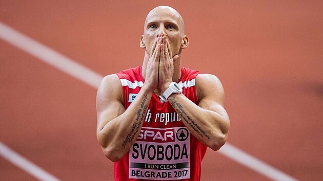 Petr Svoboda na evropskm ampiontu v Blehrad v roce 2017.