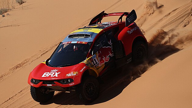 Sebastien Loeb v 5. etapě Rallye Dakar,