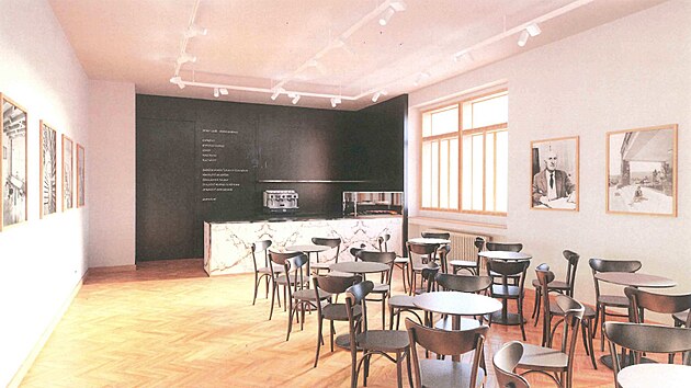Kavárna ve vile Stiassni se stálou expozicí o architektovi bude mít přístup z prohlídkové trasy i ze  zahrady.