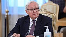 Námstek ruského ministra zahranií Sergej Rjabkov (19. ervence 2021)