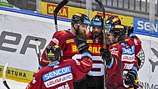 Utkání 36. kola hokejové extraligy: HC Sparta Praha - BK Mladá Boleslav. Hrái...