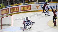38. kolo hokejové extraligy HC Sparta Praha - HC Kometa Brno. Michal epík ze...